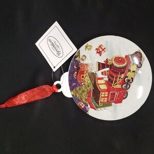 Brownlow Gifts Metal Ornament, "Toy Train" by Susan Winget